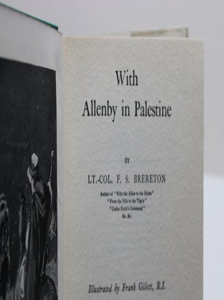 With Allenby in Palestine