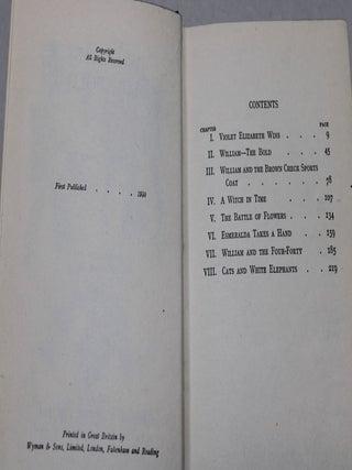 William and the Brains Trust and four further volumes (set of 5 books)