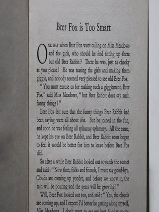 Brer Rabbit Book