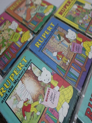 Item # 1545 Rupert and the Swift Journey and five further books. Rupert Colour...