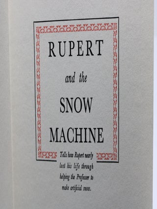 More Adventures of Rupert Annual 1937 Facsimile