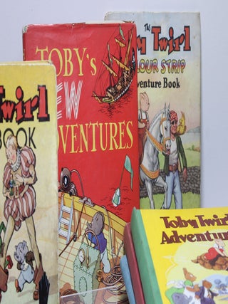 Item # 1677 Toby Twirl Adventures and Annual and Story Book (set of 9 books)....