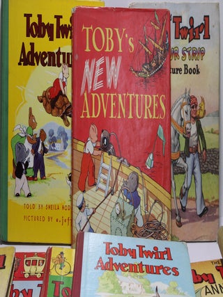Toby Twirl Adventures and Annual and Story Book (set of 9 books)