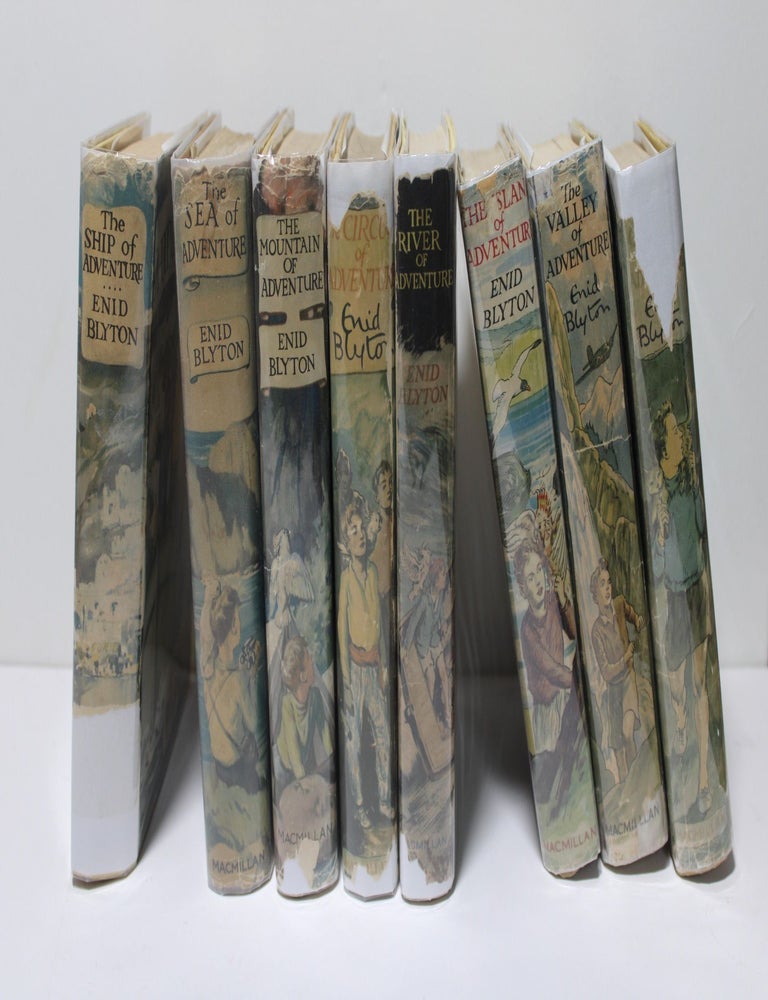 Item # 1696 The Island of Adventure/The Castle of Adventure/The Valley of Adventure/The Sea of Adventure/The Mountain of Adventure/The Ship of Adventure/The Circus of Adventure/The River of Adventure. Enid Blyton.