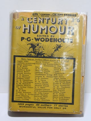 Item # 1838 A Century of British Humour. P G. Wodehouse