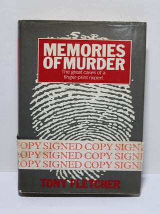 Item # 1839 Memories of Murder - The great cases of a fingerprint expert. Tony...