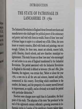 The Encouragement of the Fine Arts in Lancashire 1760-1860