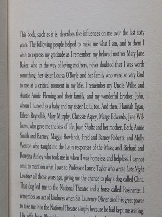 Who on Earth is Tom Baker - An Autobiography