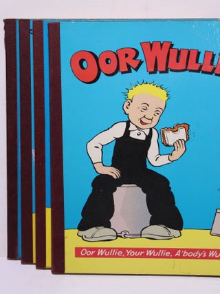 Oor Wullie annual set of four books 1960s-70s