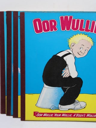 Oor Wullie annual set of four books 1960s-70s