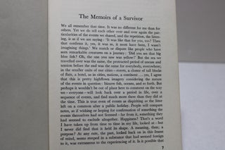 The Memoirs of a Survivor