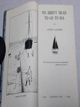 Item # 2403906 We Didn't Mean to Go to Sea. Arthur Ransome