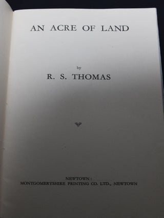 An Acre of Land/Poetry for Supper (set of 2 publications)