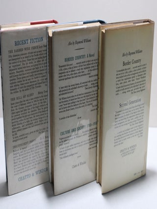 Border Country/Second Generation/The Fight for Manod. Set of three novels making up the 'Border Trilogy'