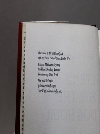 Lyrics for the Dog Hour