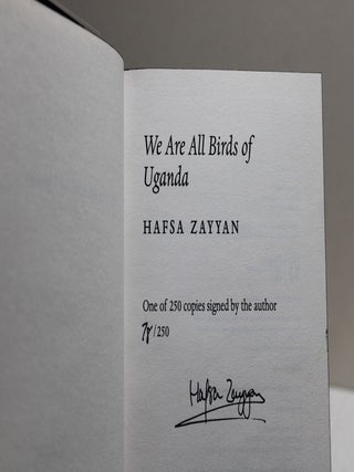 we are all birds of uganda
